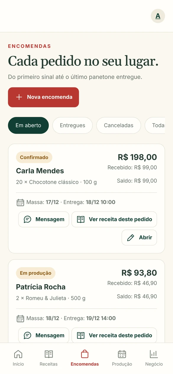 Encomendas